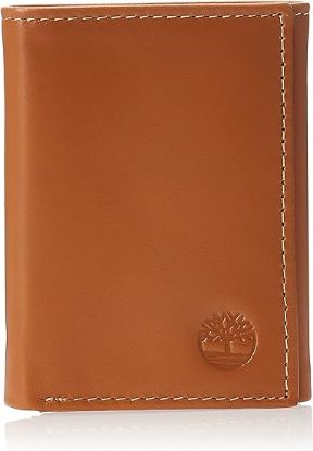 Picture of Timberland Men's Leather Trifold Wallet with ID Window